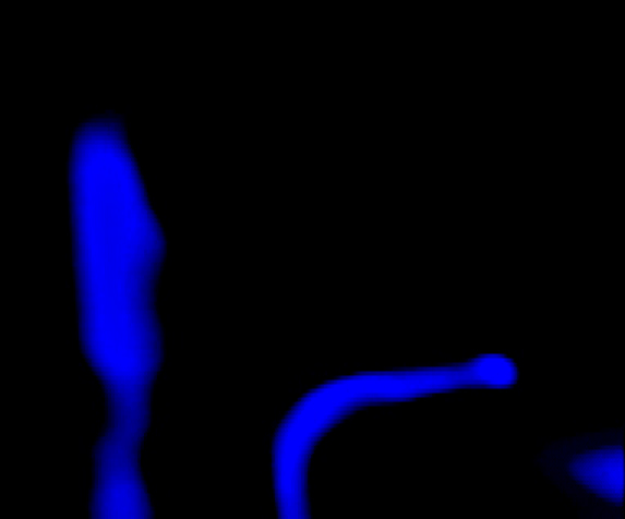 Video Feedback Test 001: Blue Plasma (2013)