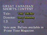 (Mis)Adventures in Video, Part III: Film School Snapshots & Gary Blakeley’s The Trend (1987)